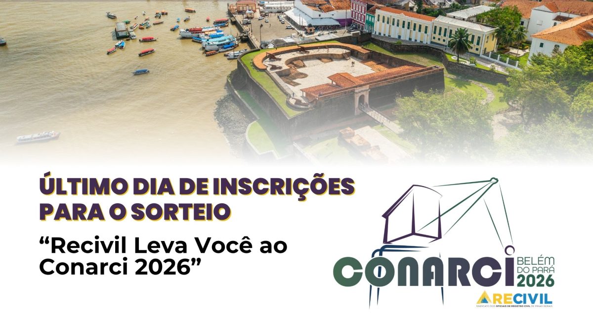 Último dia de inscrições para o sorteio “Recivil Leva Você ao Conarci 2026” é nesta quinta-feira (30)