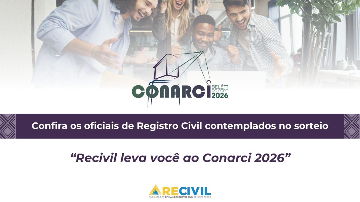 Oficiais mineiros são sorteados para participar do Conarci 2026 em ação do Recivil