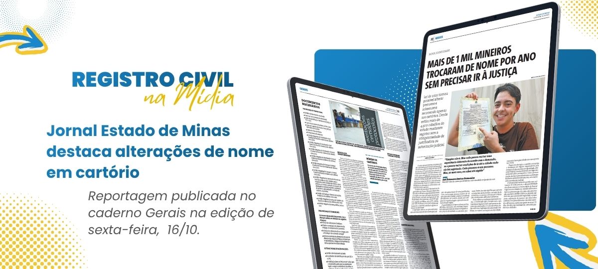 Estado de Minas destaca alterações de nome realizadas diretamente em cartório